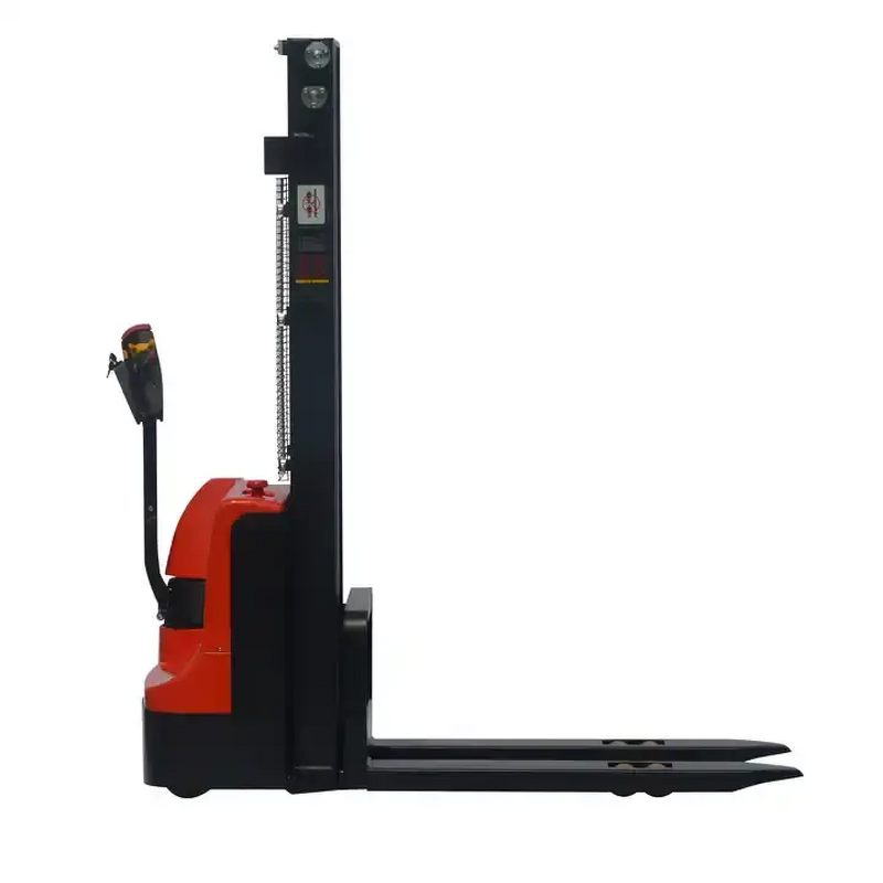 Electric Pallet Stacker Manufacturer - OEM/ODM Custom 1.5 Ton 3m 3.5m Full Electric Pallet Stacker Battery Optional