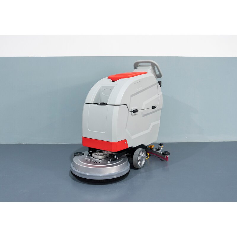 Electric Sweeper Scrubber Manufacturer - OEM/ODM Custom Electric Walk Behind Floor Sweeper & Scrubber 24V Battery