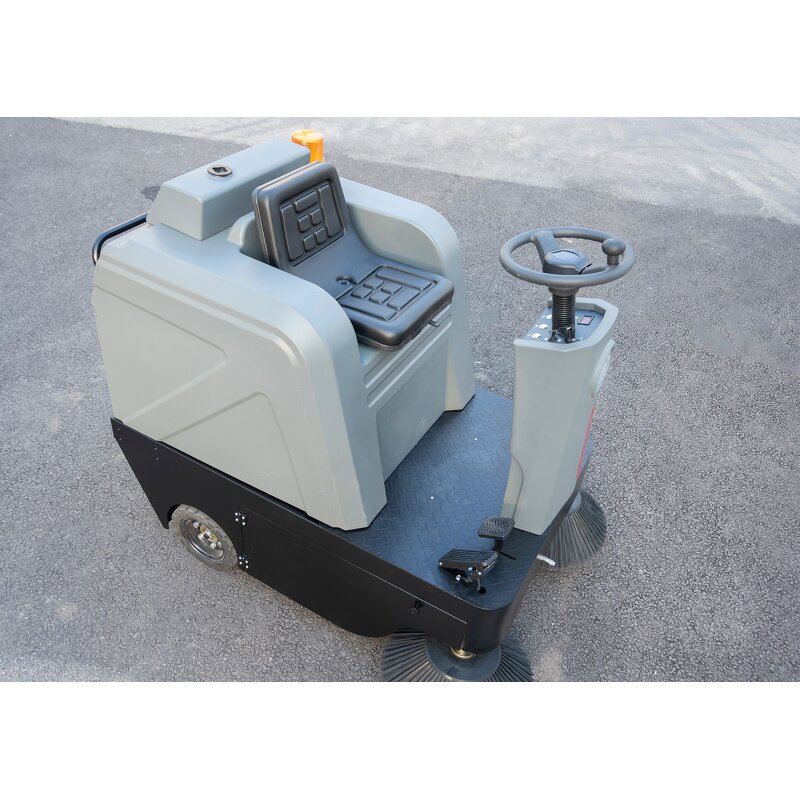 Rider on Cleaning Machine Factory - OEM/ODM Custom Rider on Cleaning Machine Floor Cleaner Electric Sweeper Double Brush