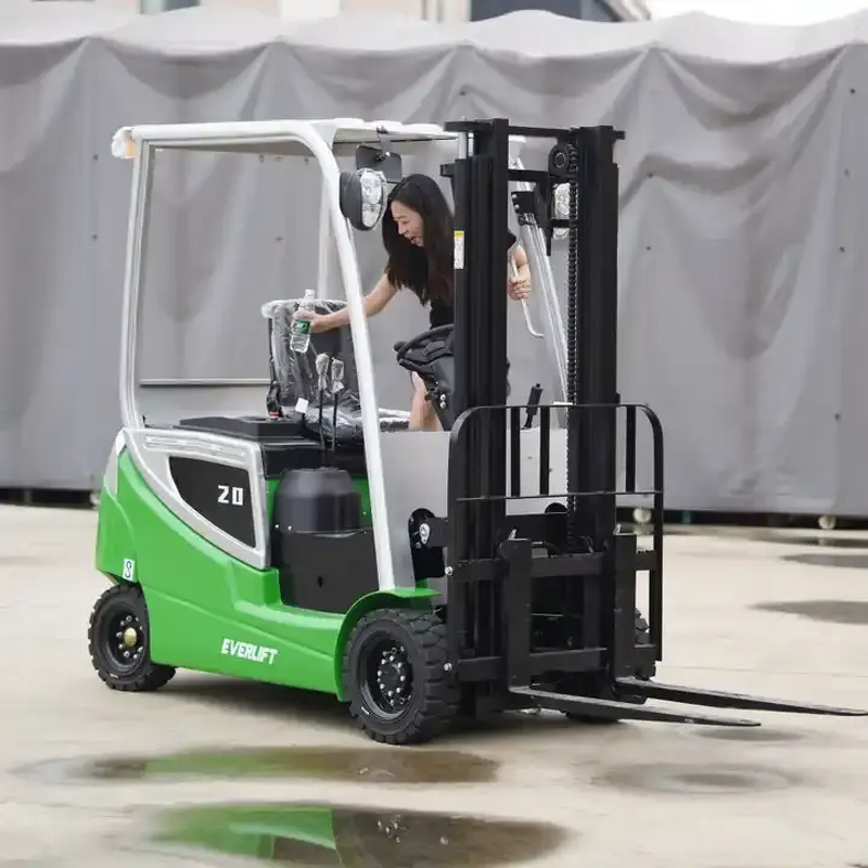 Electric Forklift Factory - OEM/ODM Custom CPD30 20 Li ion Electric Forklift 4 M 6 M Triplex Mast