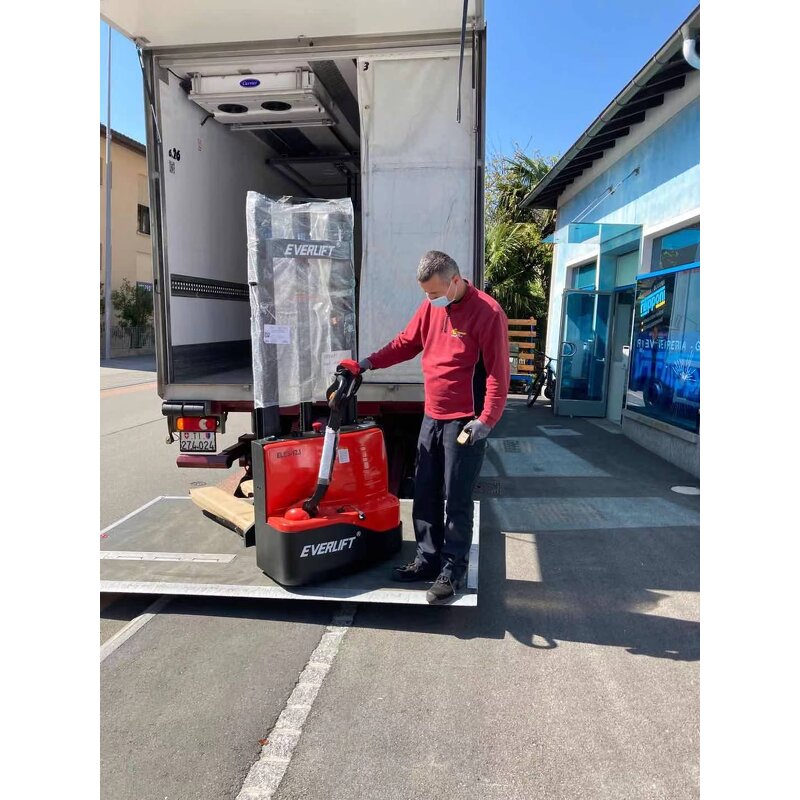 Electric Stacker Manufacturer - OEM/ODM Custom ELES12J ELES-15J 1.2T 1.5T Electric Stacker 3m 5m Lift