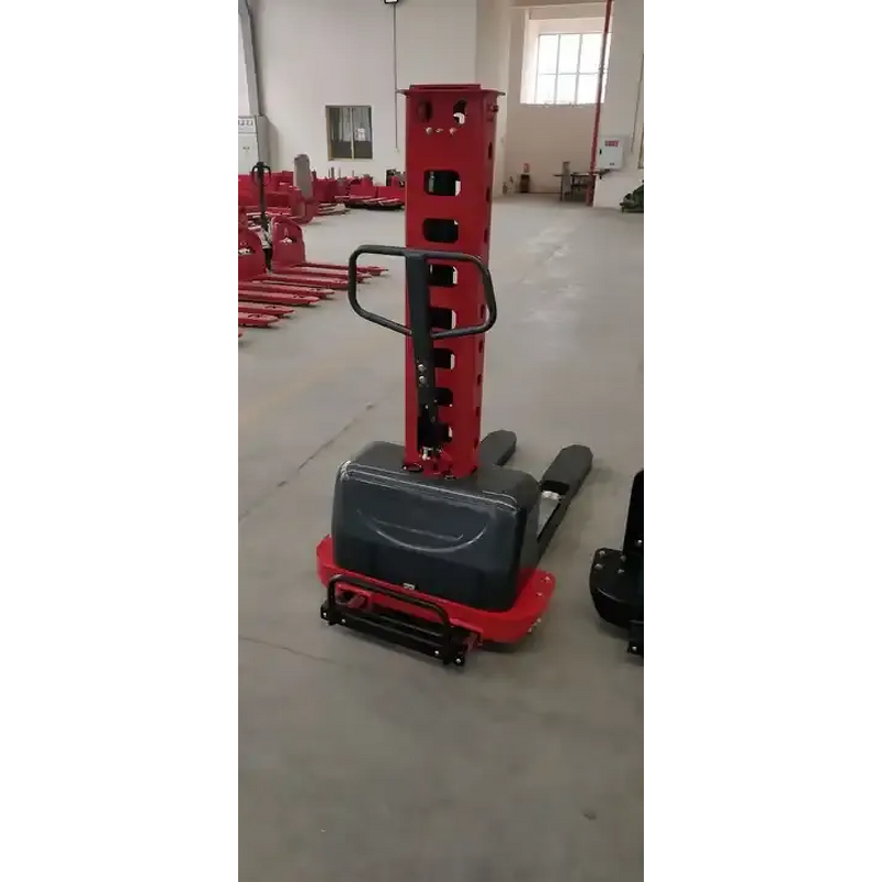 Self Loading Stacker Manufacturer - OEM/ODM Custom Semi Electric Self Loading Stacker 500kg Pallet Lifter