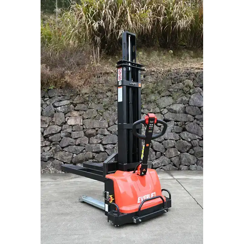 Electric Forklift Manufacturer - OEM/ODM Custom 1t 1.3t 1.5t Full Electric Forklift Self Loading Stacker