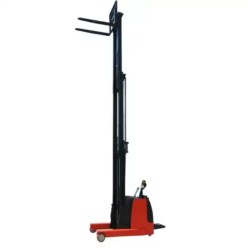 Electric Reach Stacker Manufacturer - OEM/ODM Custom 1000KG Curtis Controller Electric Reach Stacker 6M Lift