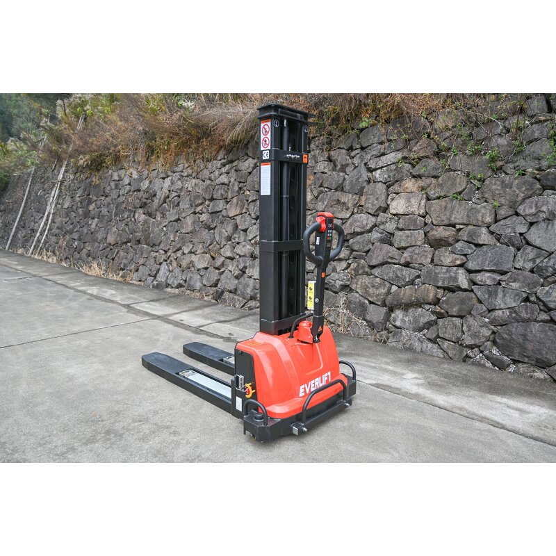 Electric Stacker Factory - OEM/ODM Custom 1300KG 1500KG Self Loading Portable Forklift Electric Stacker