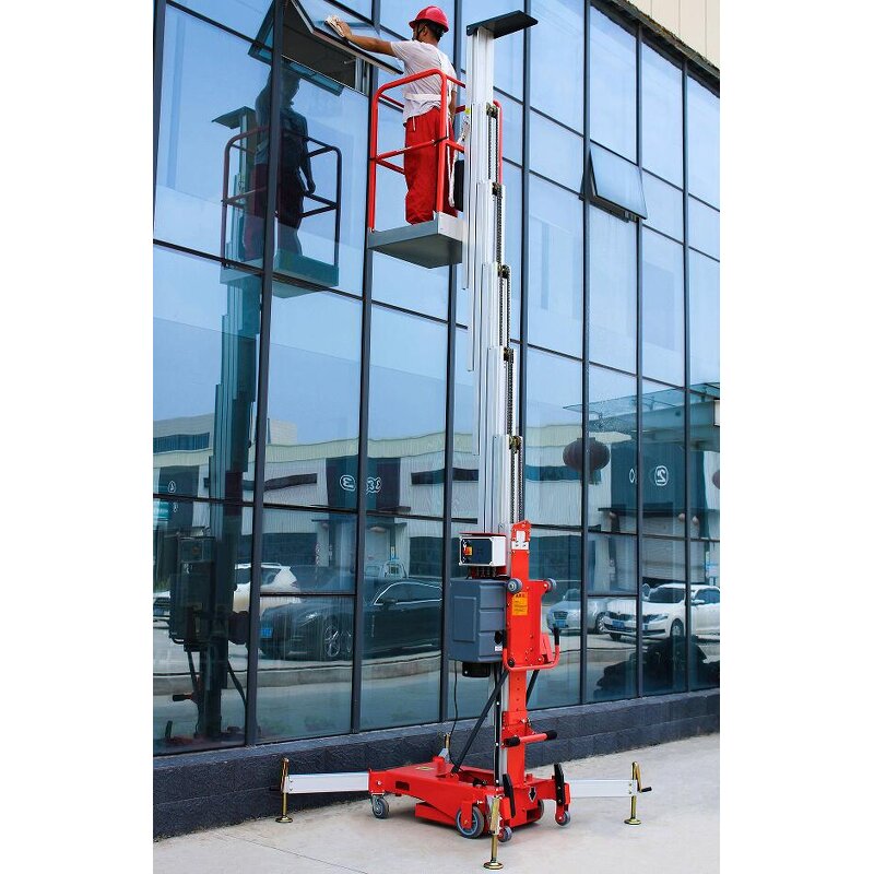 Semi Electric Scissor Lift Manufacturer - OEM/ODM Custom 150kgs Semi Electric Scissor Lift Platform Aluminum Electric