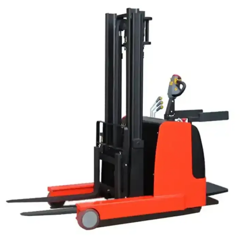 Electric Reach Stacker Manufacturer - OEM/ODM Custom 1000KG Curtis Controller Electric Reach Stacker 6M Lift