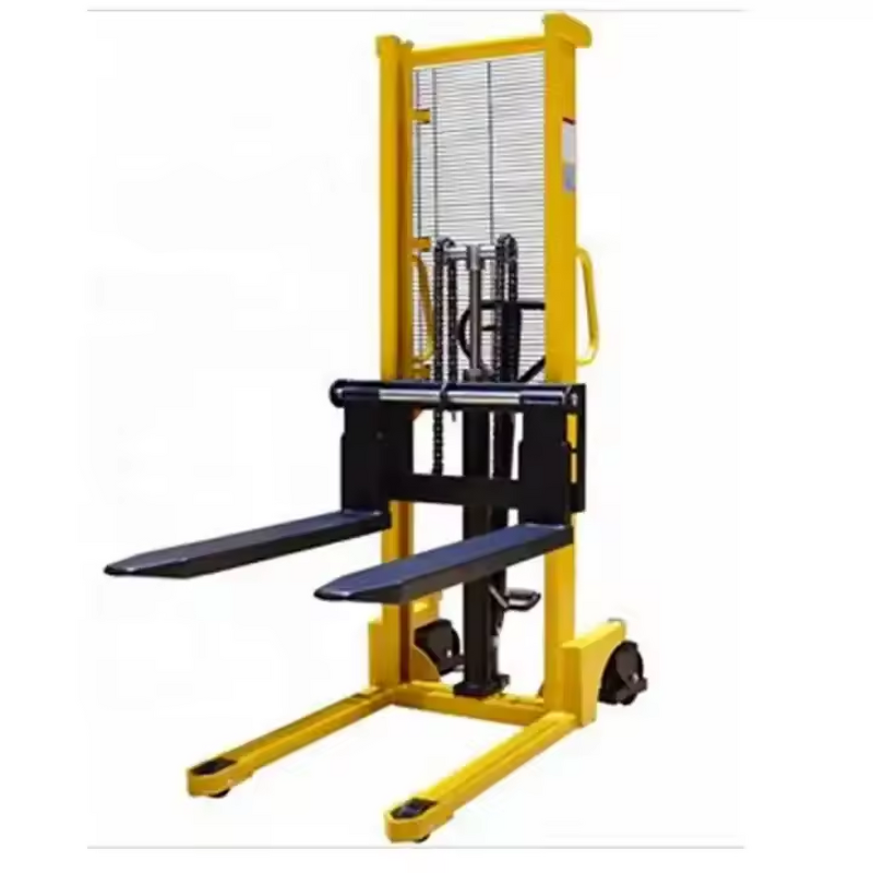 Manual Stacker Manufacturer - OEM/ODM Custom 1t 3t Manual Stacker 1.6m Lift Mini Stacker Single Mast