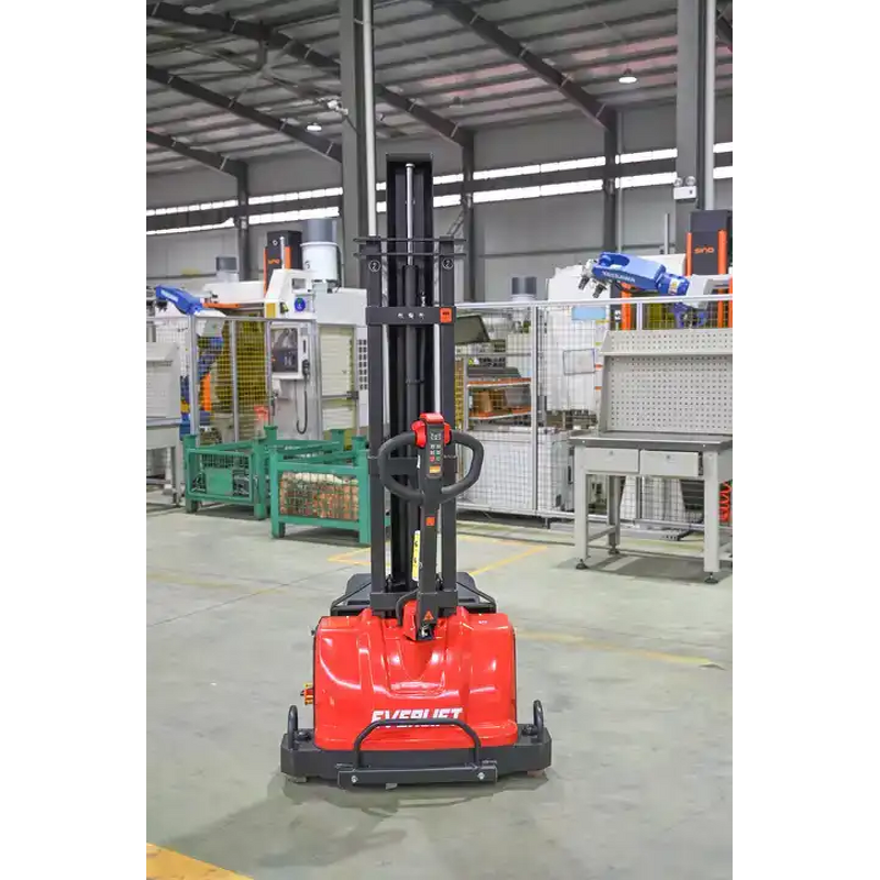Electric Forklift Manufacturer - OEM/ODM Custom 1t 1.3t 1.5t Full Electric Forklift Self Loading Stacker