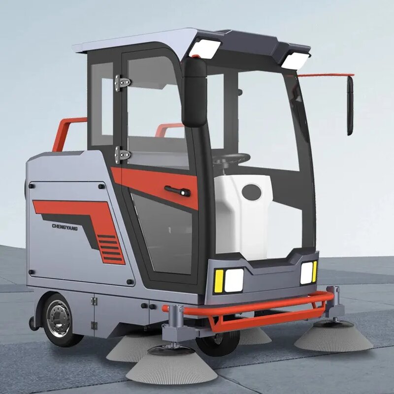 Electric Street Sweeper Manufacturer - OEM/ODM Custom M1900 Electric Street Road Floor Sweeper Automatic Durable Motor