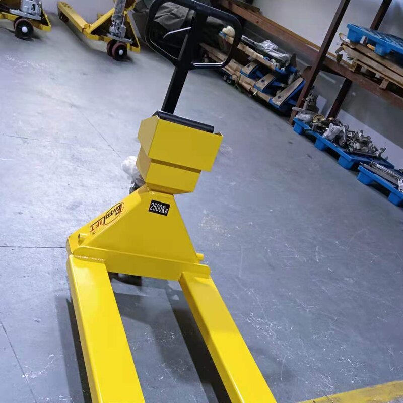 Manual Pallet Truck Factory - OEM/ODM Custom HPT-25S Wholesale Manual Pallet Truck Hand Pallet Jack with Scale