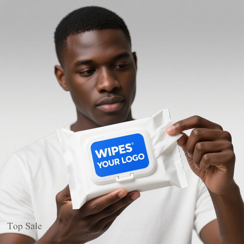 Private Label Biodegradable Household Cleansing Wipes Natural Ingredient Baby and Makeup Wipes Non-Woven Material Wet Wipes