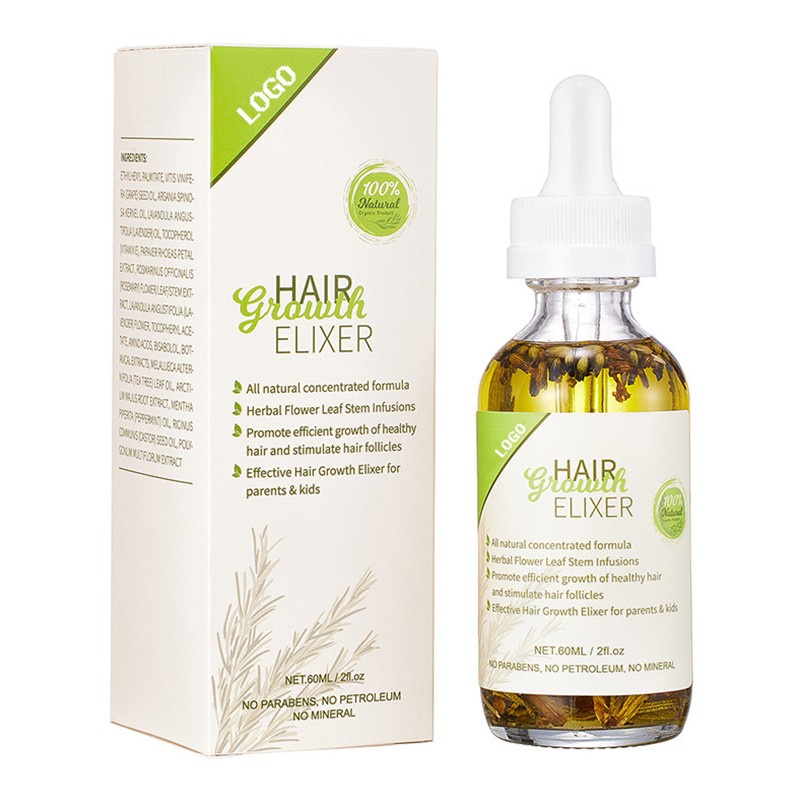 Wholesale Natural Organic Herbal Rosemary Hair Growth Oil Serum Nourishing Scalp Treatment for Men and Women Use at Home