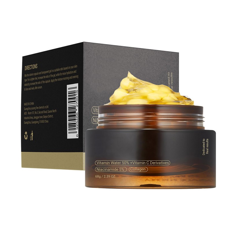 Private Label Deep Vita C Formula Moisturizing Nicotinamide Deep Vita C Wholesale Lady Face Cream Capsule Cream