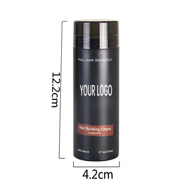 Wholesale OEM Premium Unisex Cotton Hair Thickening Fibers Powder Spray Long Lasting Hair Building Fiber for Thin Hair