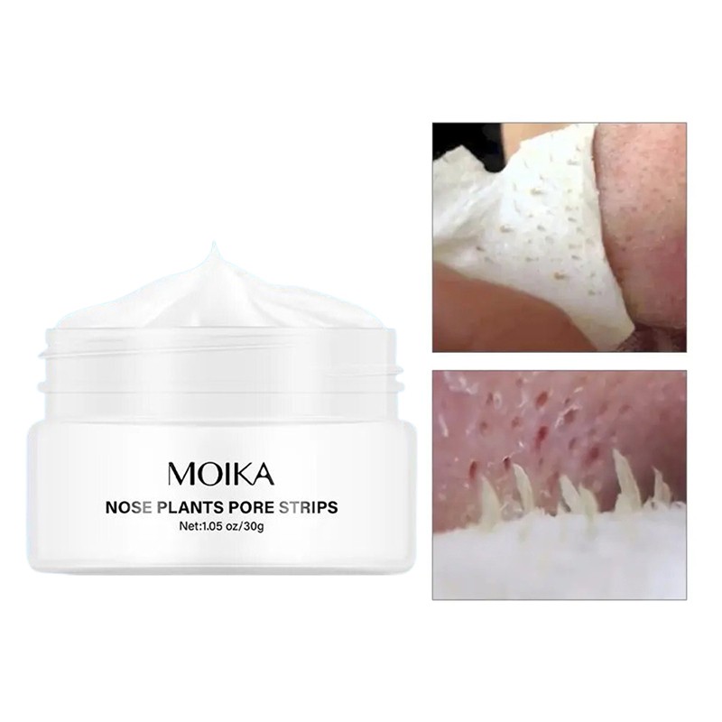 Natural Face Care Mask for Blackheads Nose Pore Strip Peel Cream Form Blackhead Remover Strips
