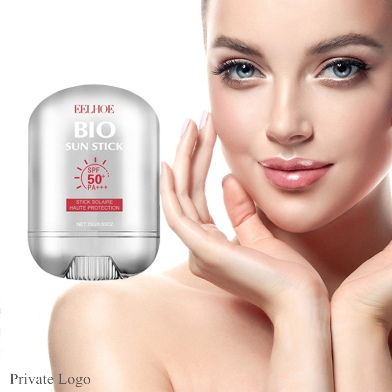 Private Label Natural Face Sunscreen Stick Sunblock Spf 50 Sun Screen Protector Glow Uv Sunscreen Stick