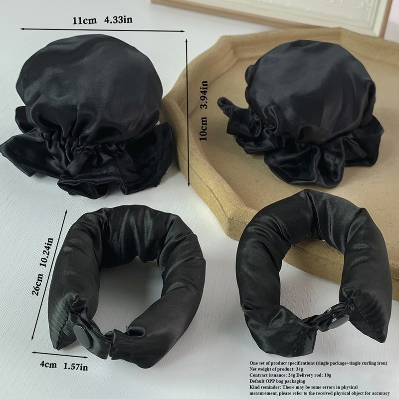 Wholesale Custom Portable Heatless Curls Silk Headband French Curls Heatless Curling Set Soft Sleeping Hair Roller for Women