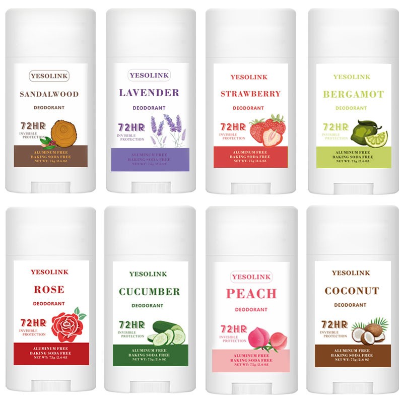 Body Armpit Odor Remover Stick Coconut Natural Anti-perspiring Deodorant Antiperspirant Deodorant Stick for Men Women