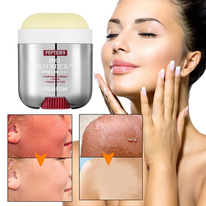 Private Labeling Natural Face Sunscreen Stick SPF 50 Sunscreen Cream  Black Girl Sunscreen Vitamin C Niacinamide Sun Block