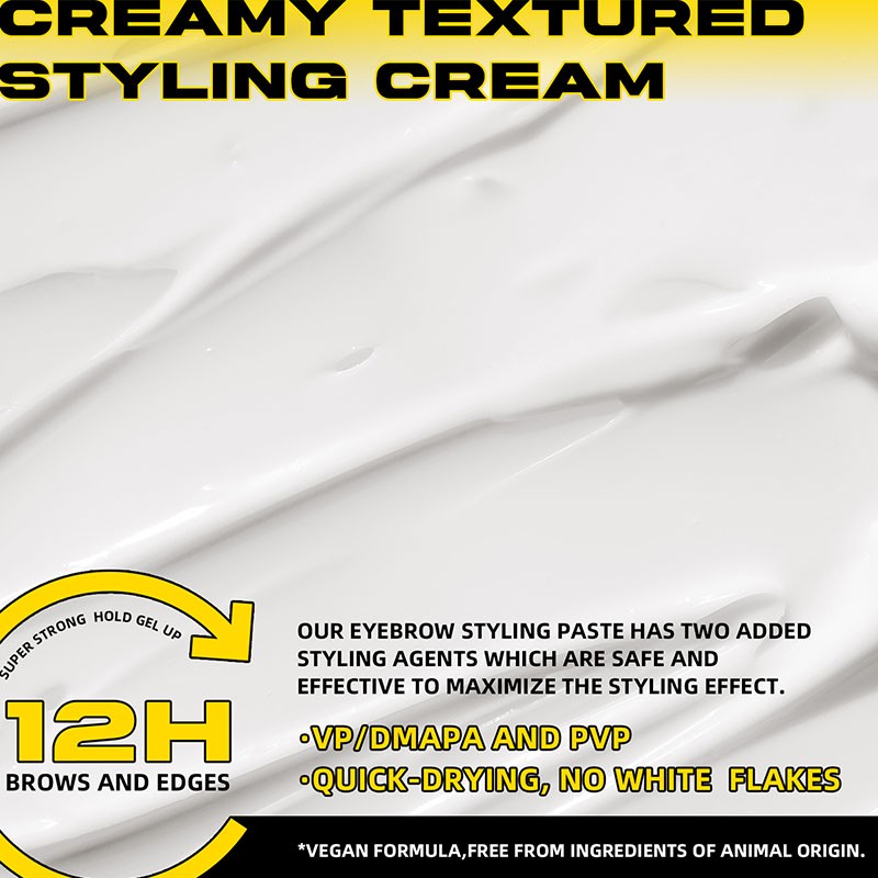 Derol 3D Waterproof Brow Gel Wax Soap Strong Hold Freeze-on Enhancer Eyebrow Soap Private Label Freeze-on Eyebrow Enhancer Gel