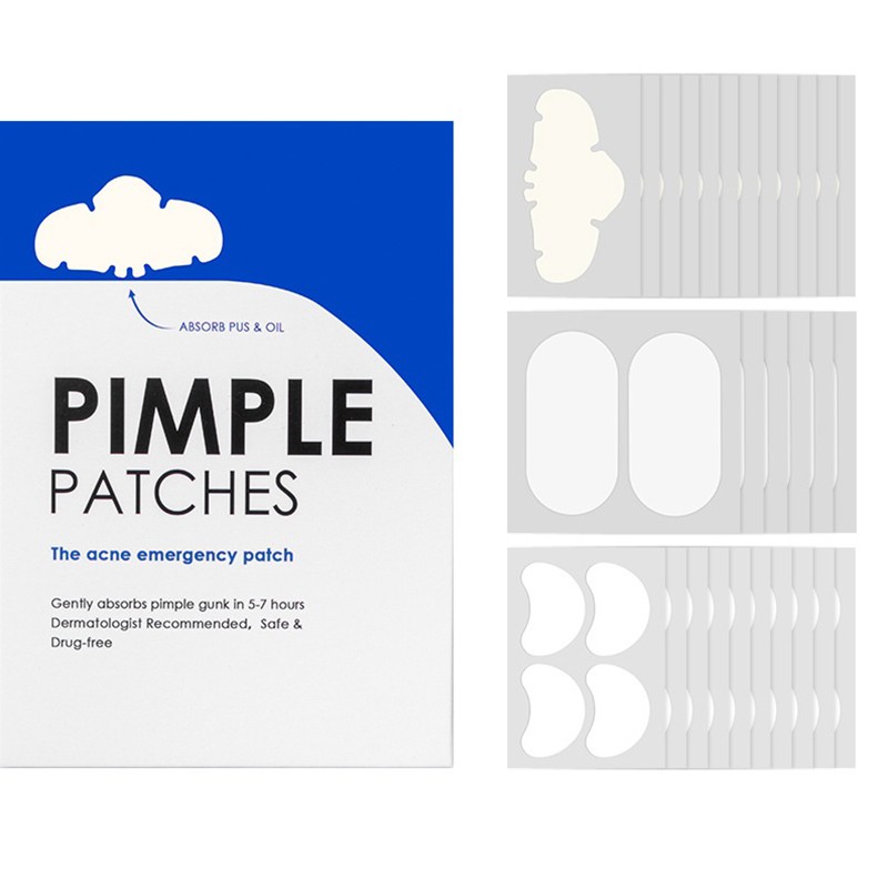 2025 Herbal Hydrocolloid Blackhead Nose Strips Centella Asiatica Tea Tree Oil Deep Cleansing Acne Nose Strips for Men and Women