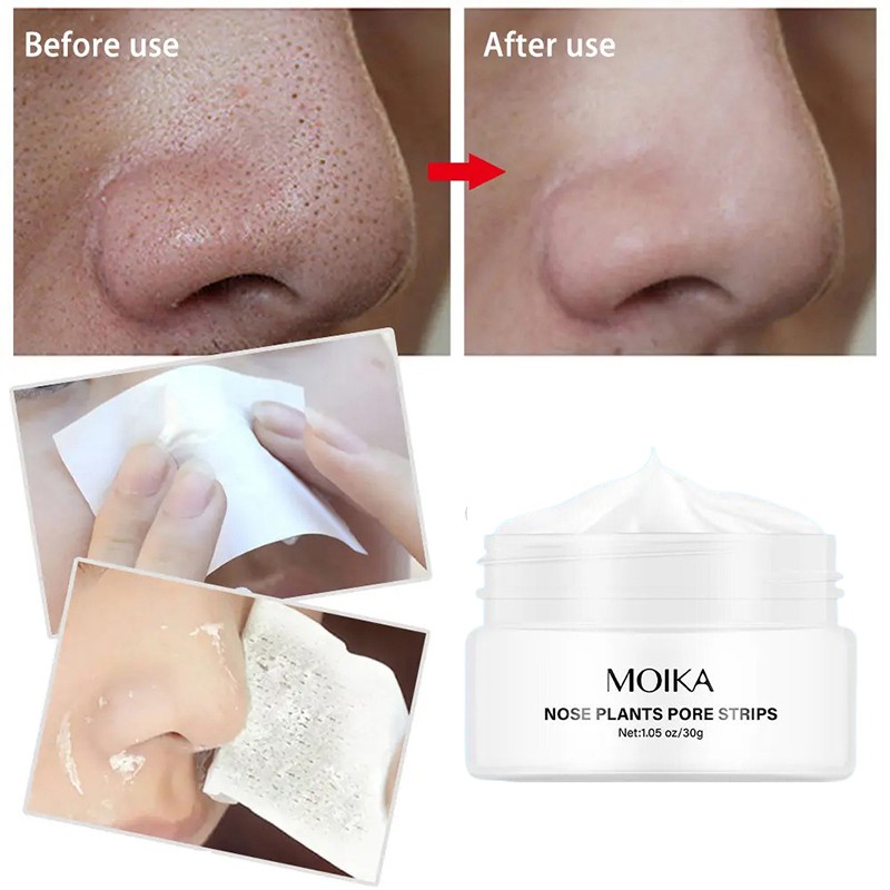 Natural Face Care Mask for Blackheads Nose Pore Strip Peel Cream Form Blackhead Remover Strips