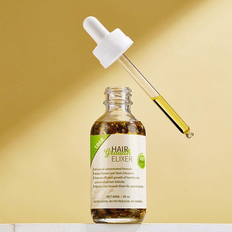 Private Label Organic Fast Jojoba Seed Hair Growth Oil Anti Hair Loss Tonic Natural Rosemary Oil Hair Growth for Men and Women