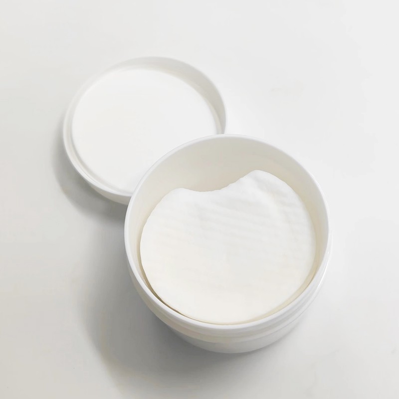 OEM Skin Care Hydrating Cotton Facial Pads Gentle Exfoliating Salicylic Acid Pore Pads Natural Soothing Toner Face 55 Pads