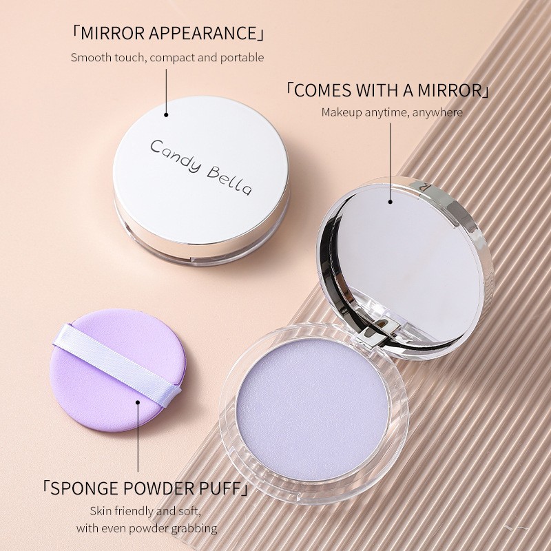 Private Label Makeup Translucent Matte Setting Powder Waterproof Face Oil-Control MattifyingSoft-Focus Pressed Setting Powder