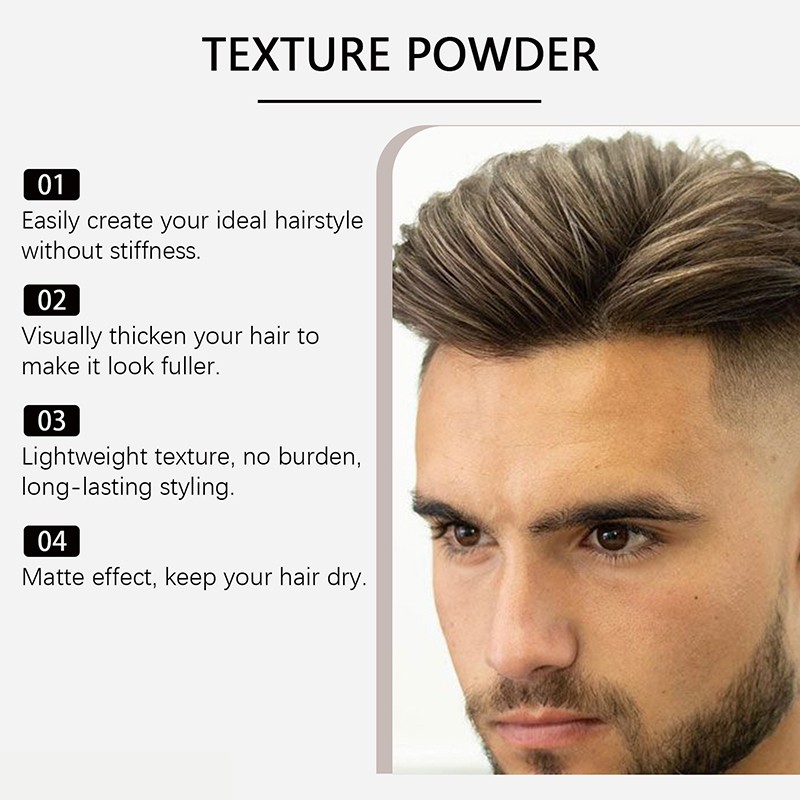 Private Label Keratin Texture Hair Powder Fashion Styling Instant Hair Fiber Volume Product Strong Hold Hair Powder