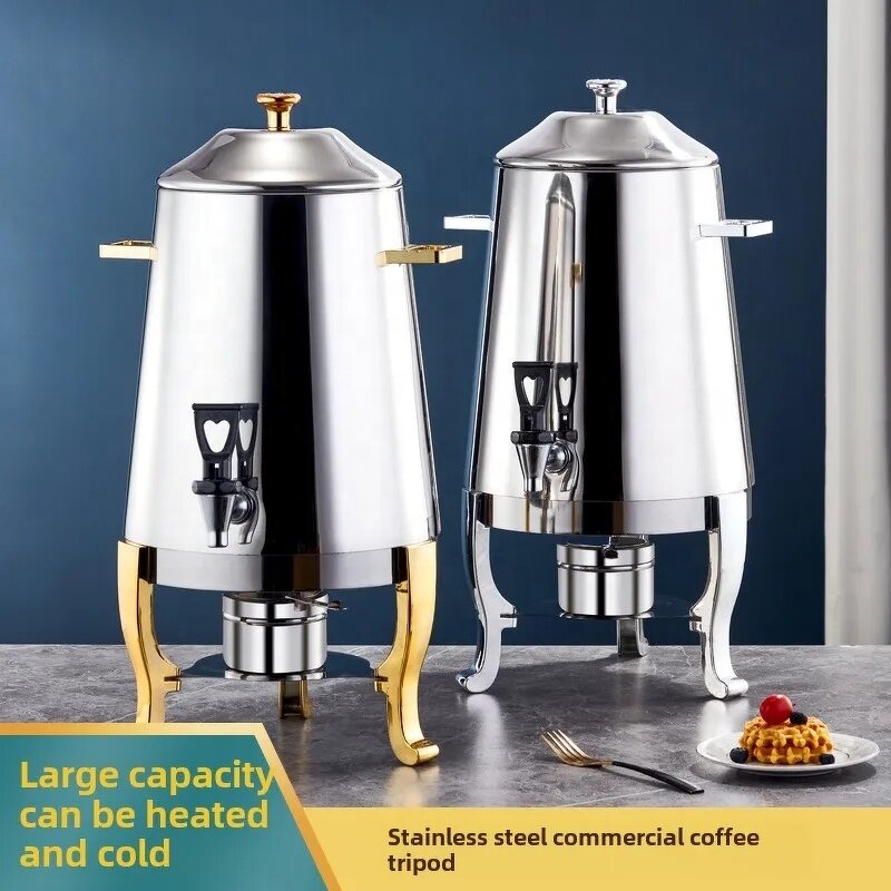 Heated Juice Dispenser Manufacturer - OEM/ODM Custom Hot and Cold Juice Beverage Dispenser Gold Handle Stand