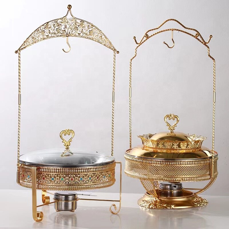 Chafing Dishes Factory - OEM/ODM Custom Wholesale Luxury Decorative Fancy Food Warmers Stainless Steel