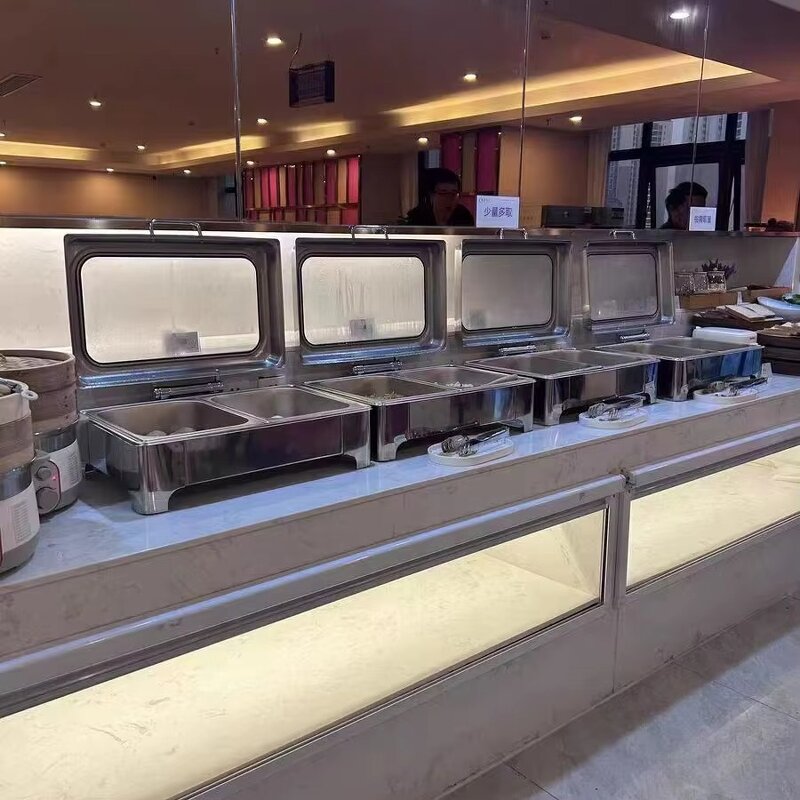 Chafing Dish Manufacturer - OEM/ODM Custom Commercial Catering Stainless Steel Buffet Set Food Warmer