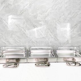 Catering Display Stand Manufacturer - OEM/ODM Custom Wholesale 3 Tier Ceramic Food Display Stand Catering Buffet Risers