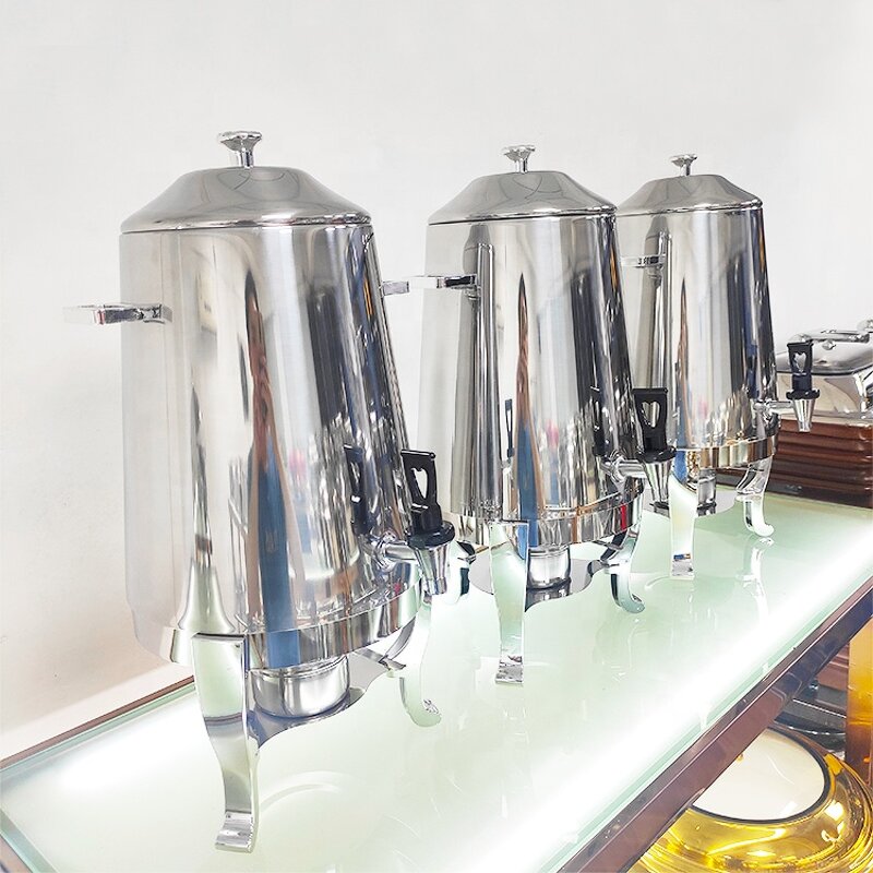 Coffee Dispenser Factory - OEM/ODM Custom Hotel 13L Stainless Steel Hot Tea Coffee Warmer Dispenser