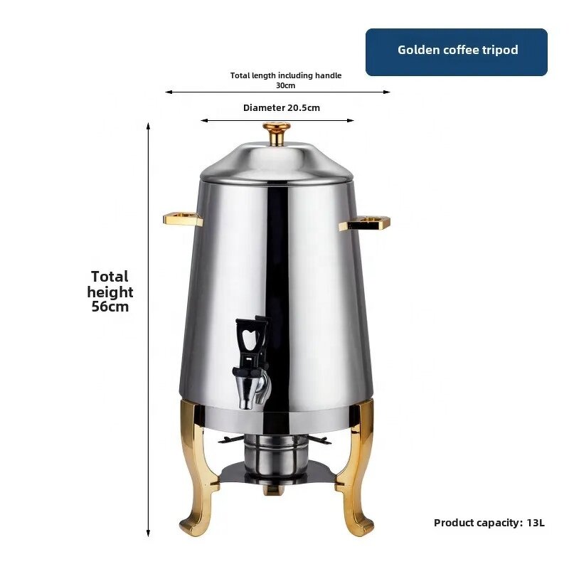 Heated Juice Dispenser Manufacturer - OEM/ODM Custom Hot and Cold Juice Beverage Dispenser Gold Handle Stand