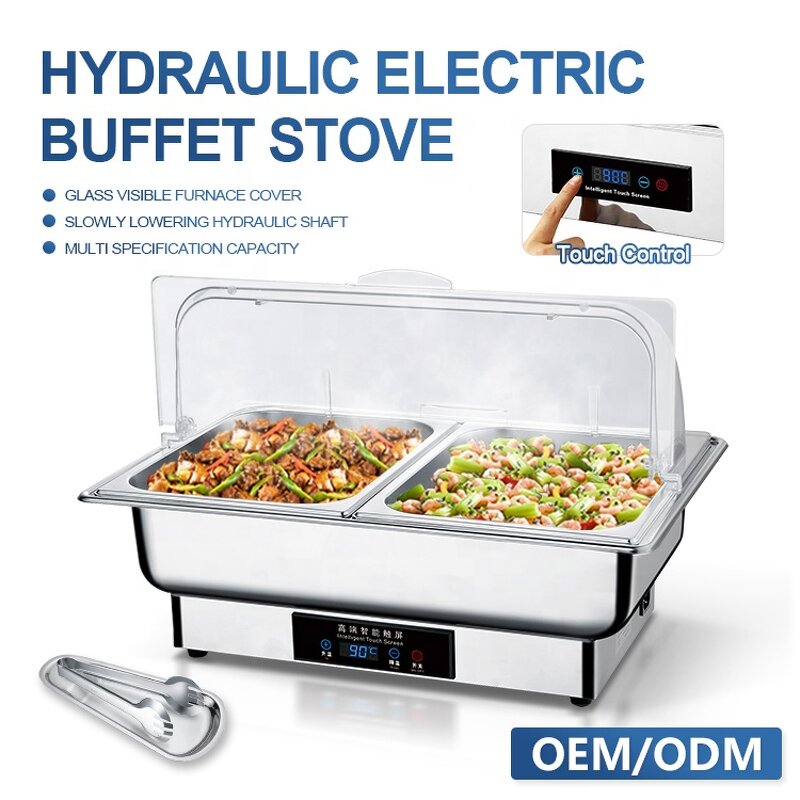 Food Warmer Factory - OEM/ODM Custom Commercial Electric Chafing Dish Stainless Steel Buffet Sets