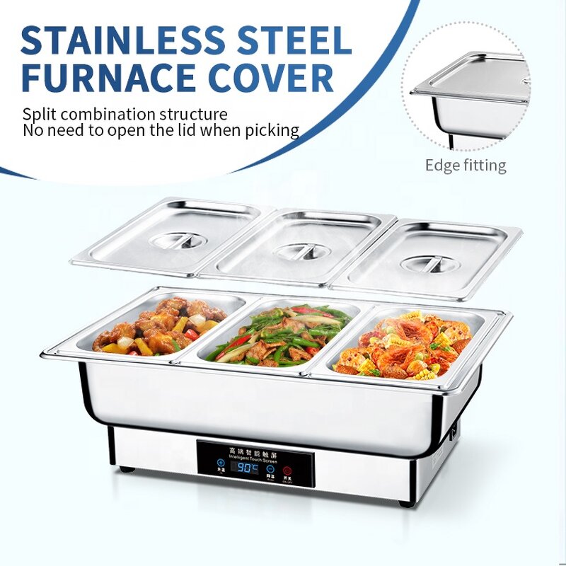 Chafing Dish Manufacturer - OEM/ODM Custom Hotel Stainless Steel Chafing Dishes Buffet Food Warmer Set