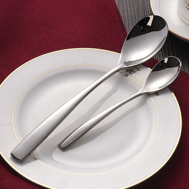 Flatware Set Factory - OEM/ODM Custom Wholesale High Quality Stainless Steel Flatware Set Silver Bulk Spoon Fork