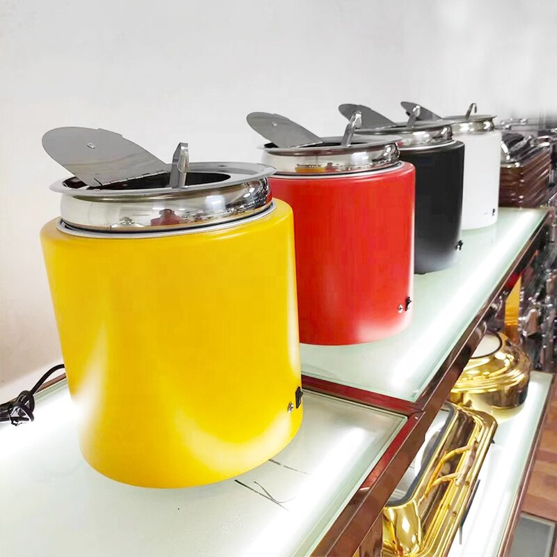 Electric Stew Pot Manufacturer - OEM/ODM Custom Stainless Steel Electric Stew Curry Soup Pot Catering Dry Heat