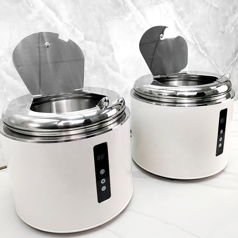 Soup Warmer Station Factory - OEM/ODM Custom 10L Electric Soup Pot Stainless Steel Glass Round Catering Chafing Dish