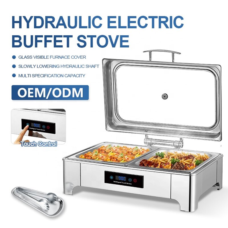 Chafing Dish Factory - OEM/ODM Custom Hotel Rectangular Chafing Dish Luxury Stainless Steel Food Warmer