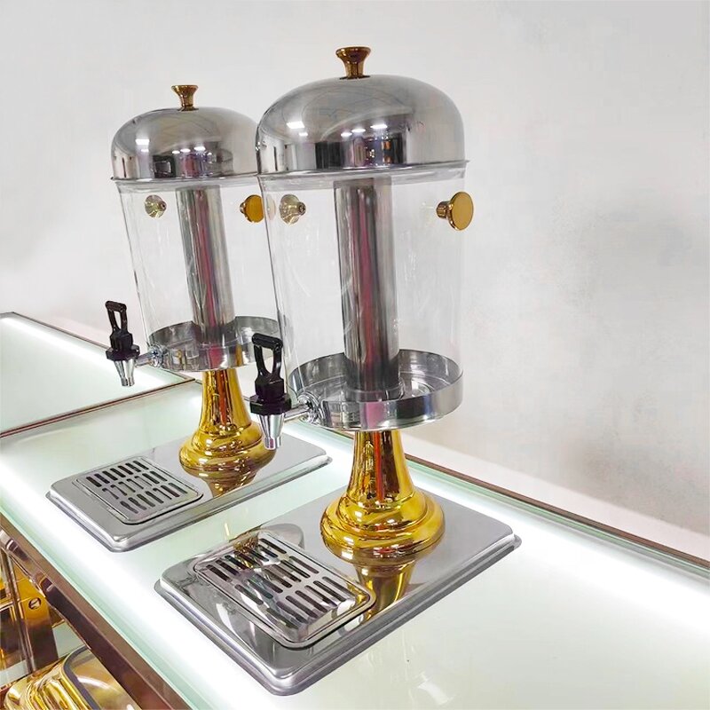 Water Juice Dispenser Factory - OEM/ODM Custom 201 Stainless Steel Thermal Hot Cold Water Juice Dispenser