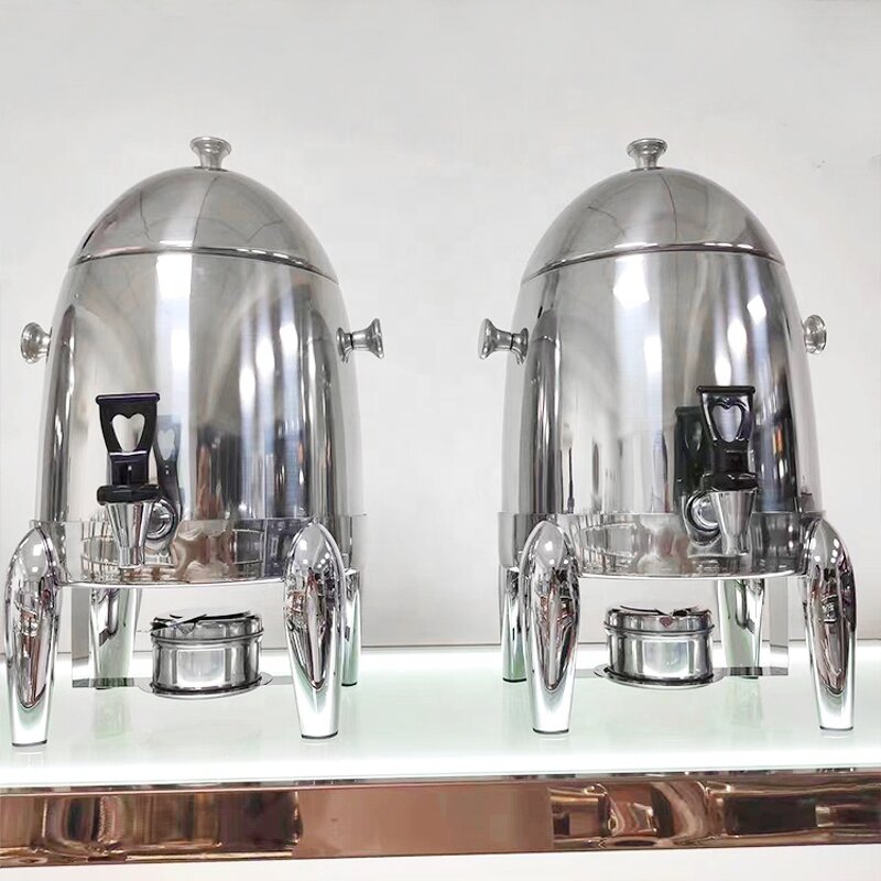 Beverage Dispenser Factory - OEM/ODM Custom 12L Gold Stainless Steel Coffee Dispenser Hotel Catering Heating