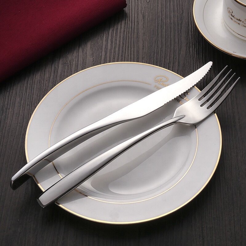 Flatware Set Factory - OEM/ODM Custom Wholesale High Quality Stainless Steel Flatware Set Silver Bulk Spoon Fork