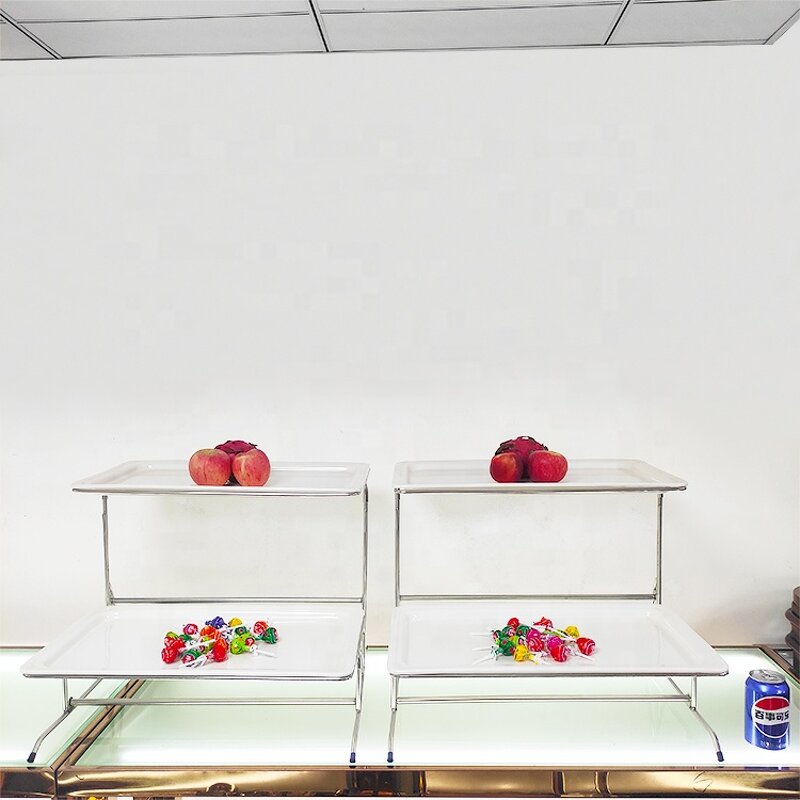 Cake Stand Factory - OEM/ODM Custom Wedding Bread Fruit Porcelain Ceramic 3 Tier Cake Stand