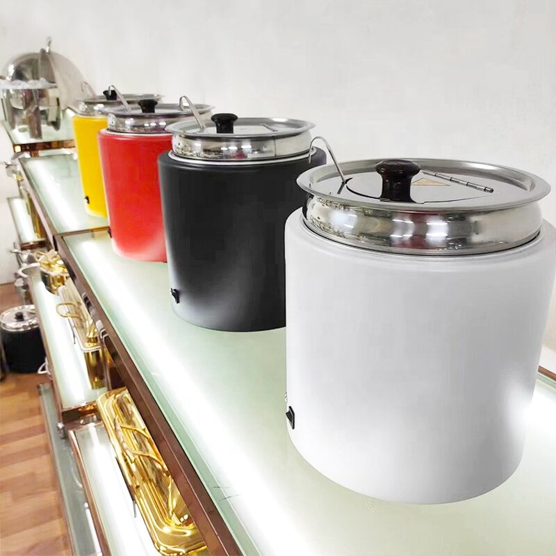 Electric Stew Pot Manufacturer - OEM/ODM Custom Stainless Steel Electric Stew Curry Soup Pot Catering Dry Heat