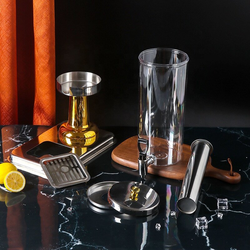 Beer Juice Tower Factory - OEM/ODM Custom New Hotel Bar Equipment Silver 3 Litres Beer Juice Tower