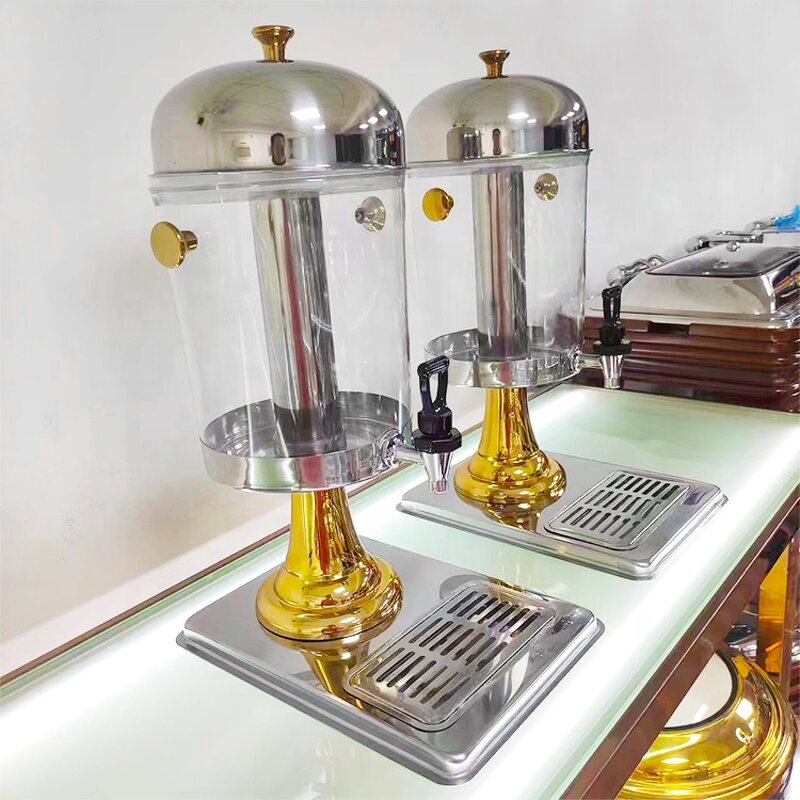 Water Juice Dispenser Factory - OEM/ODM Custom 201 Stainless Steel Thermal Hot Cold Water Juice Dispenser